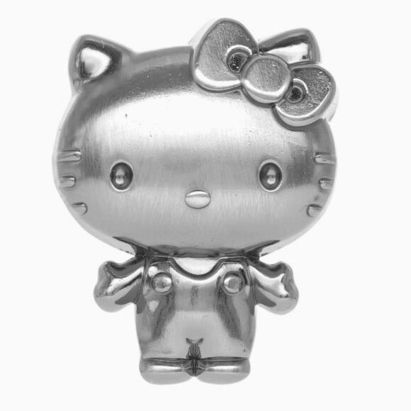 Sanrio Hello Kitty Pewter Pin Silver - Picture 2 of 4